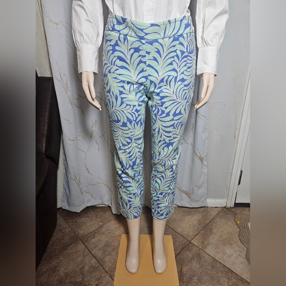 Kate Spade Blue and Green Patterned Woman Pants